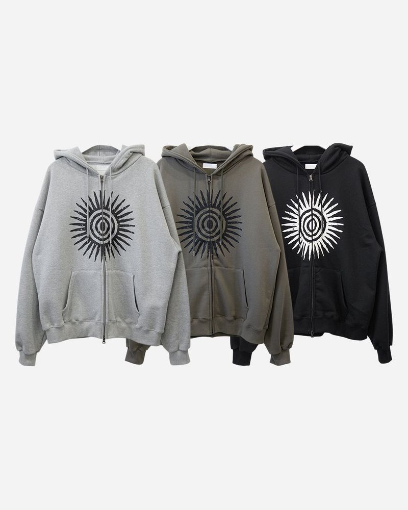 Sols Printed Hoodie Zip-up