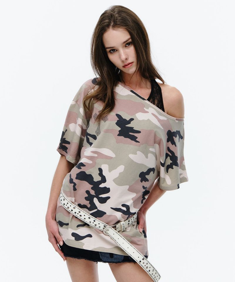 cb cross t (pink camo)