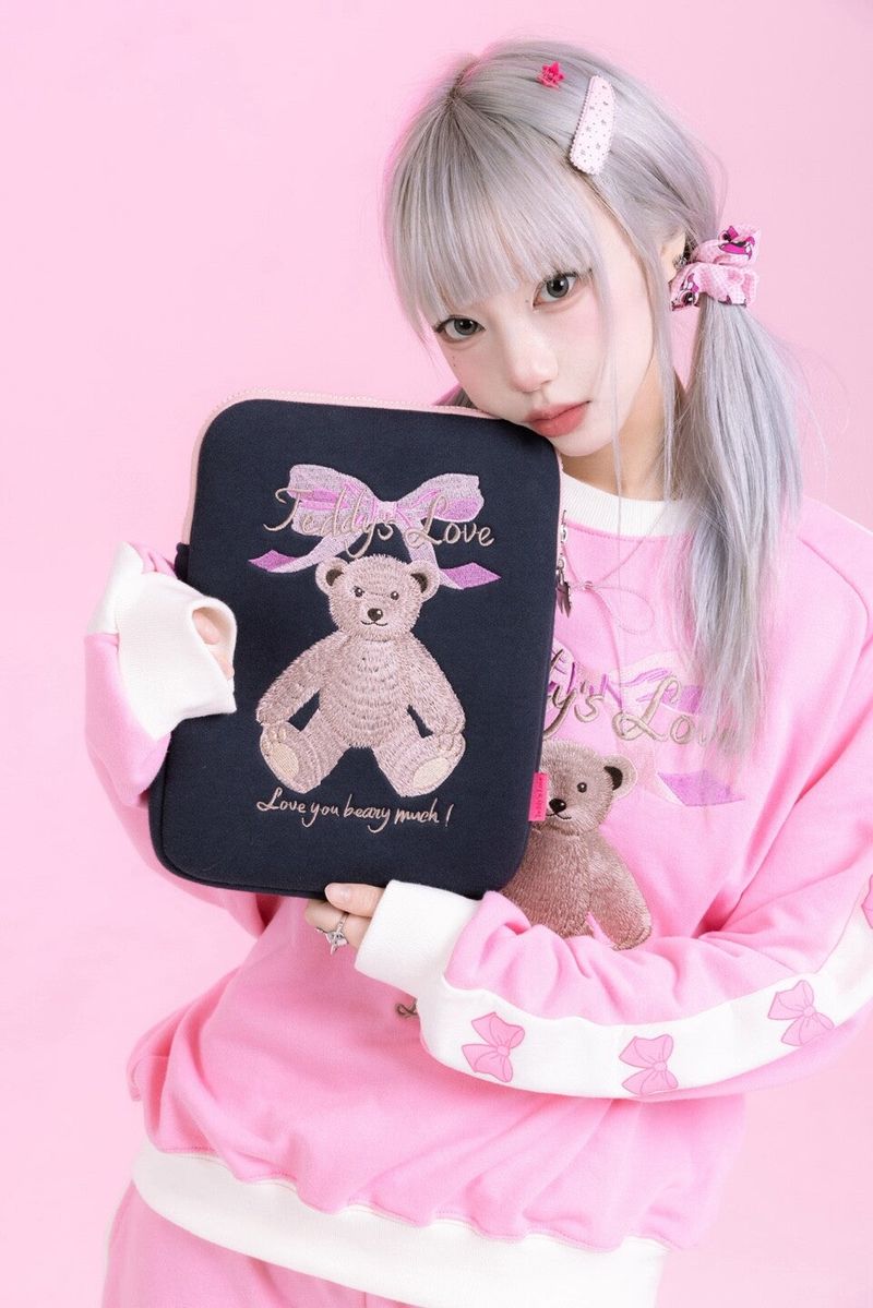 Teddys IPAD/LAPTOP Pouch 11 inch (NAVY)
