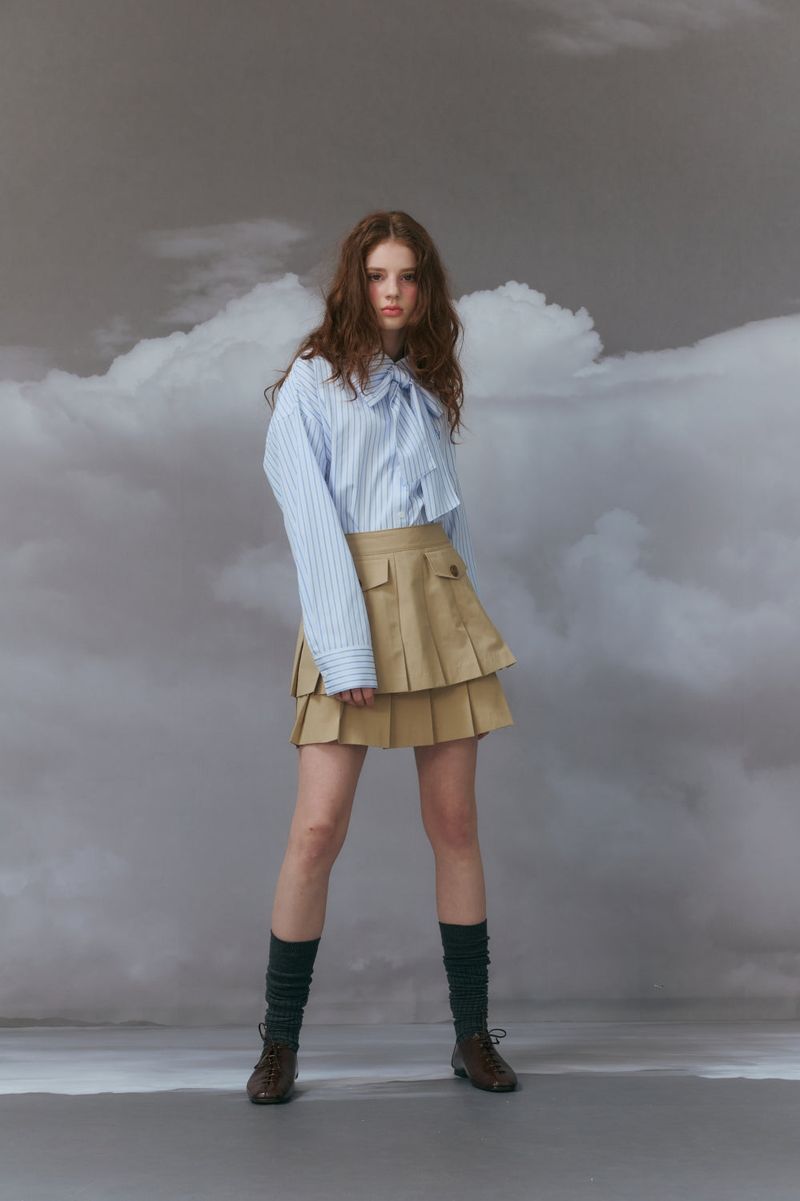 Pleats skirt