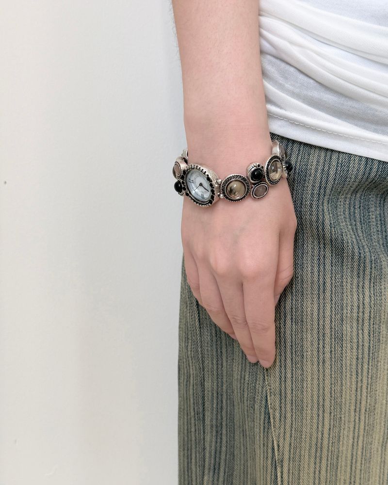 Dusty Pebble Stone Watch