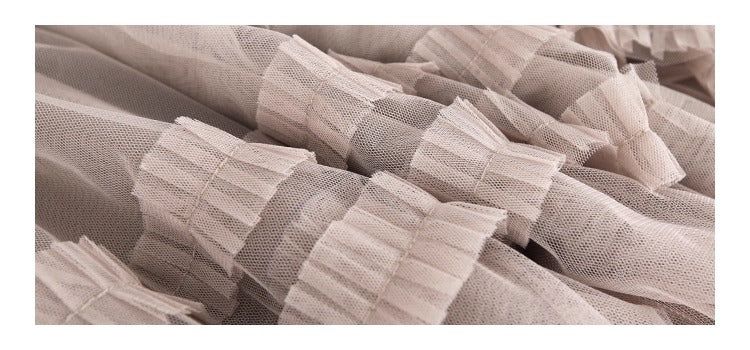 Cocoa cancan long frill skirt