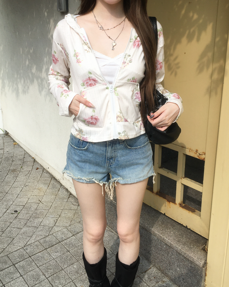Flower hood jumper