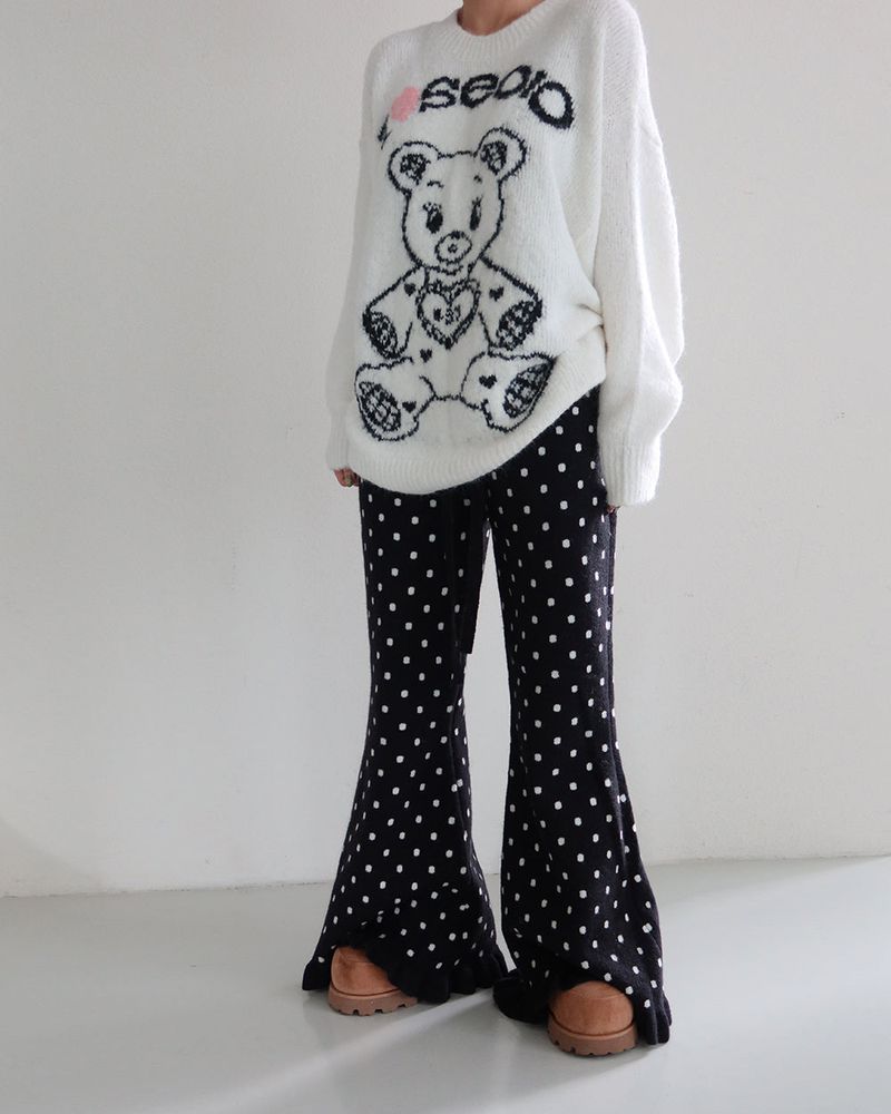 Kitchee bear oversized knitwear