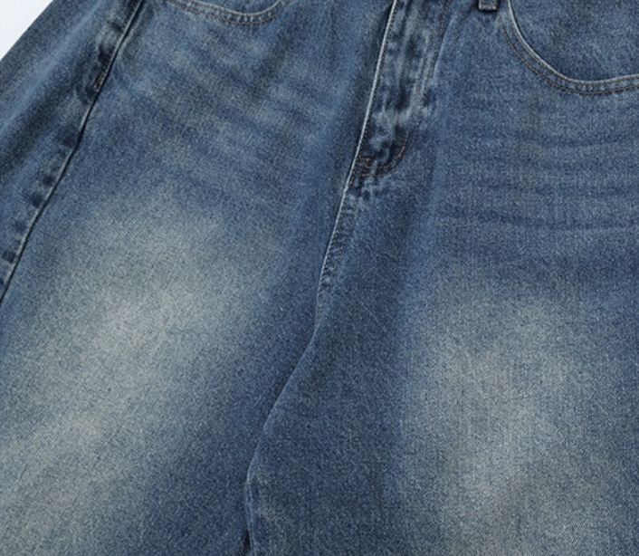 Riko Wide Burmuda Denim Pants