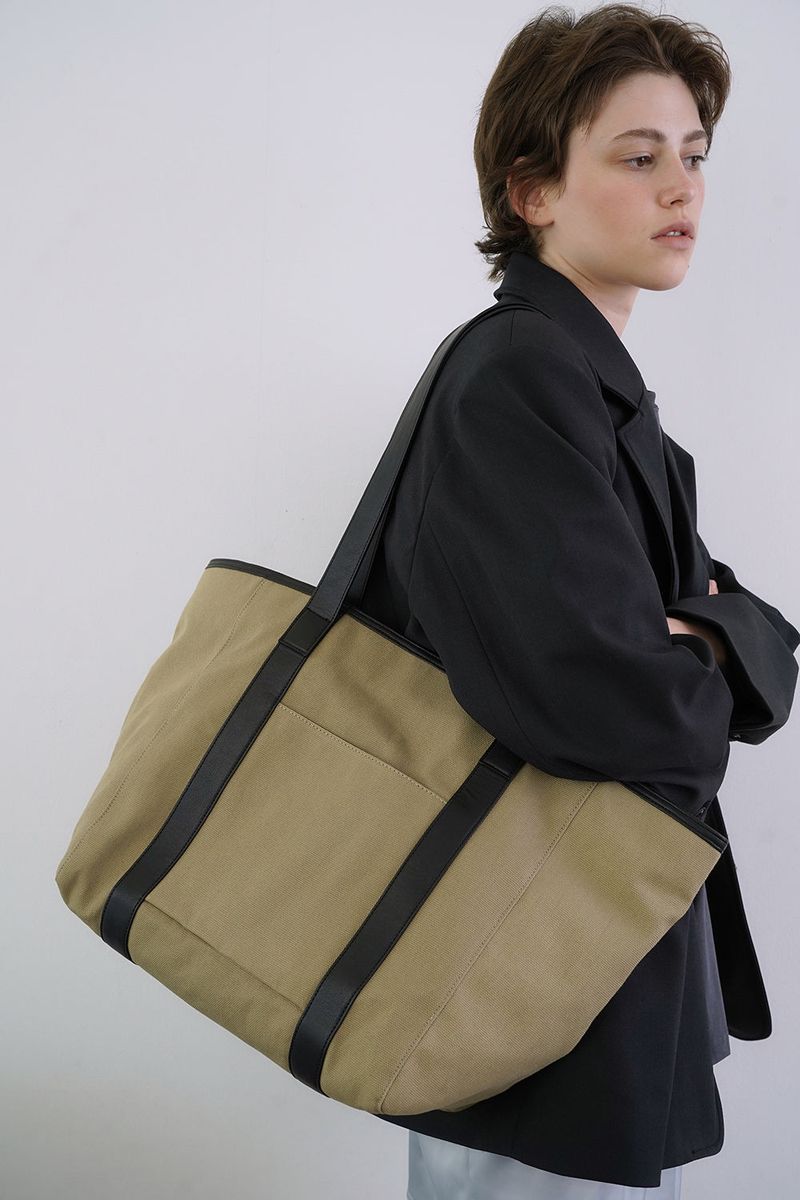 Carry shoulder bag_beige