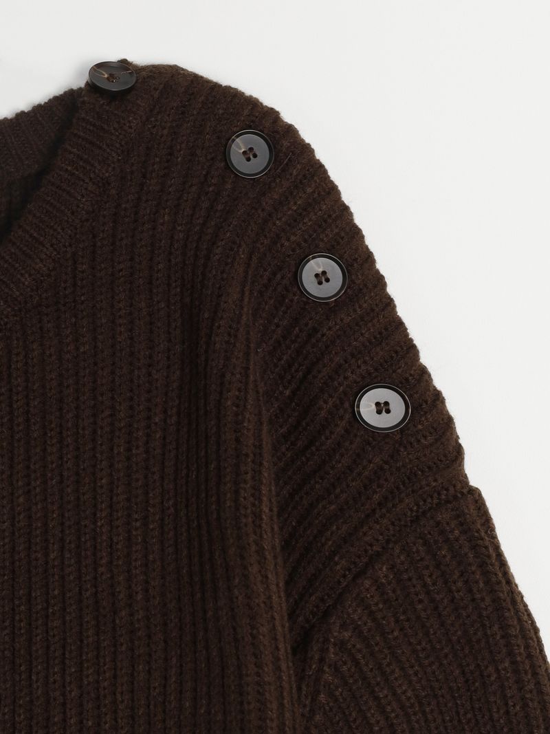 OA Mode Shoulder Round Knitwear (4 colors)