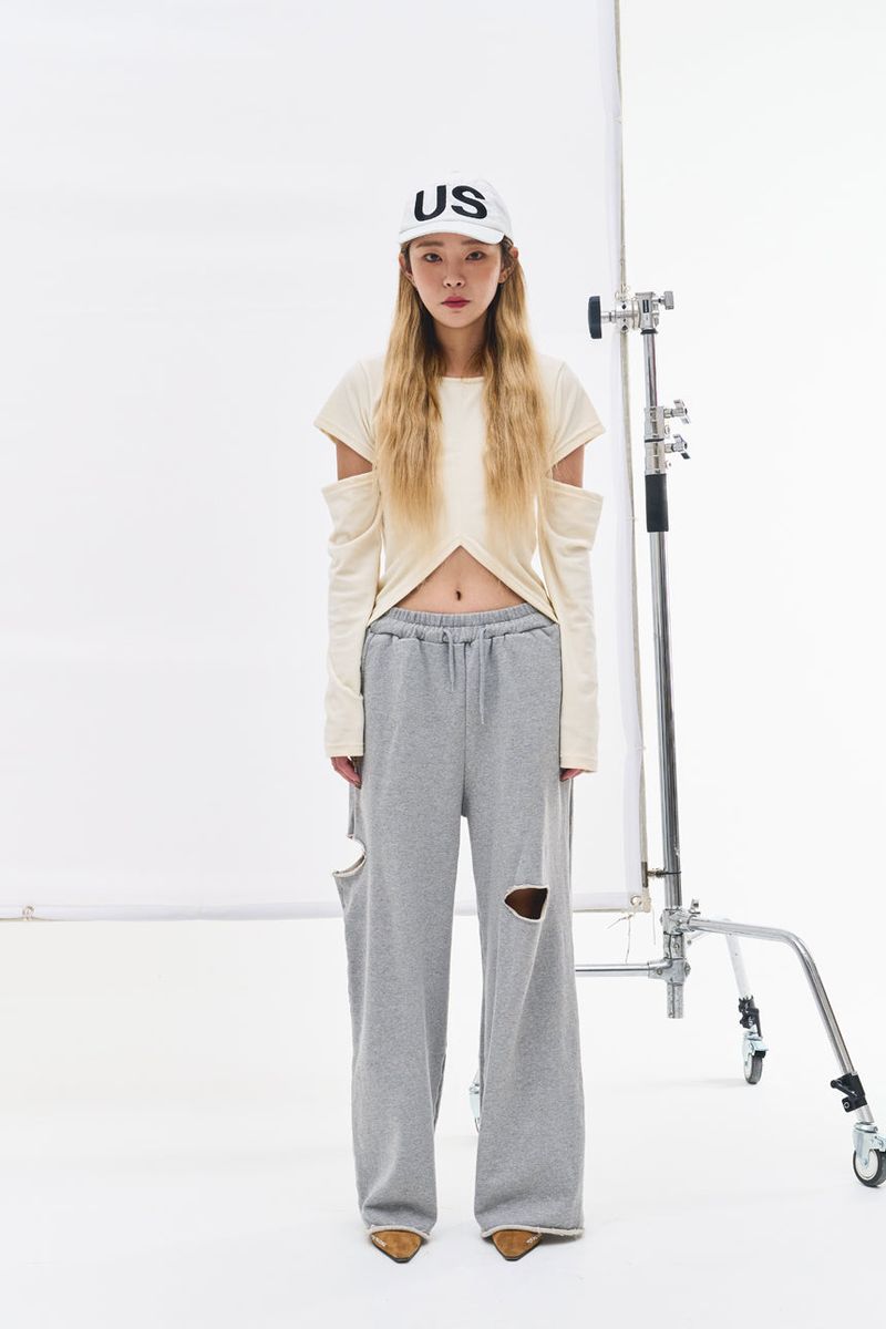 Velvet Cut-out Warmer t (4 colors)