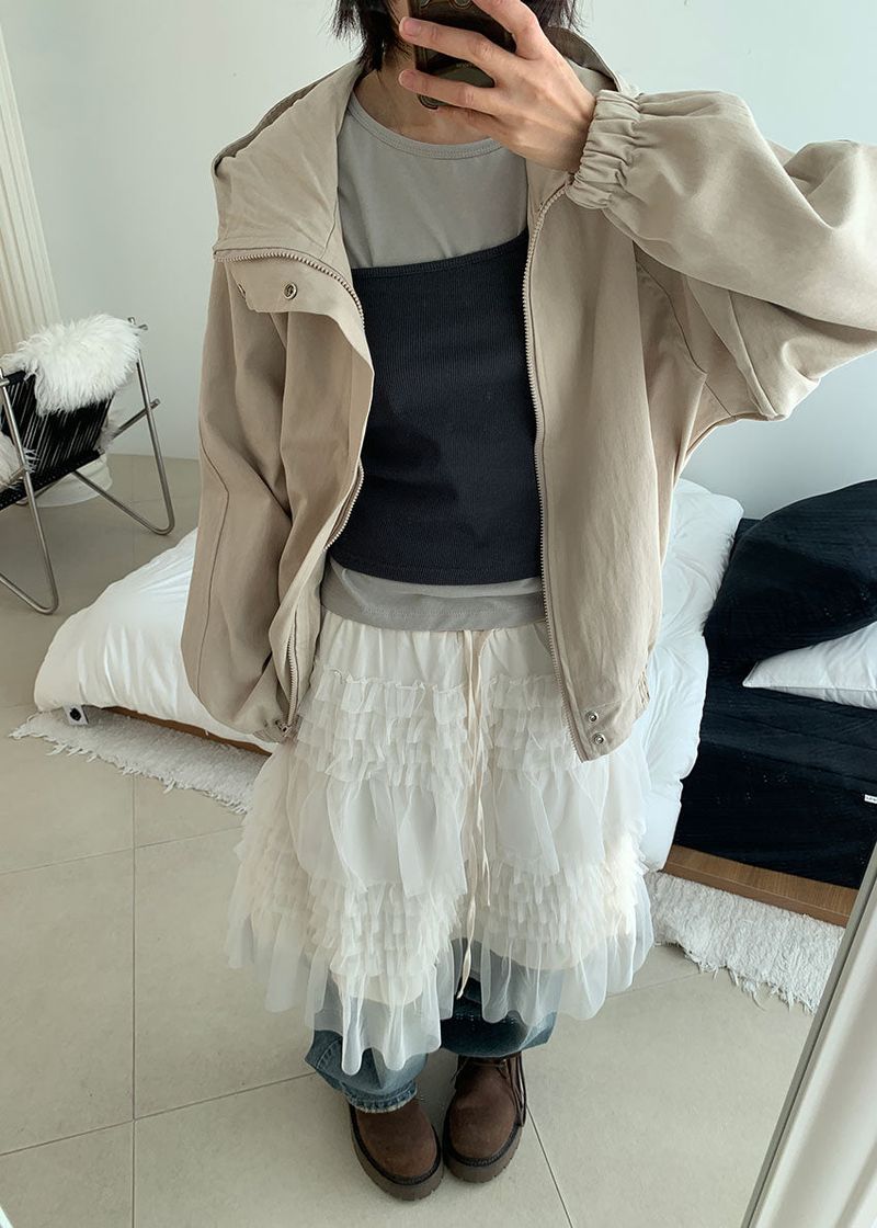 CANCAN SHA MIDI SKIRT (3color)