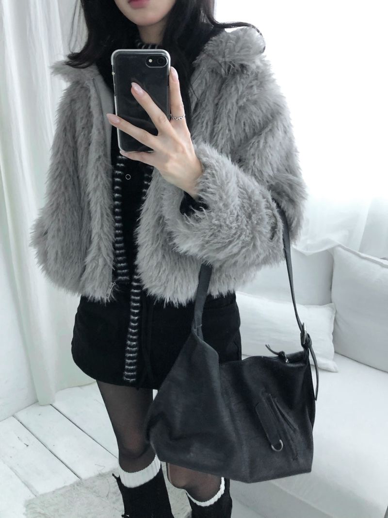 Swan Fur Jacket