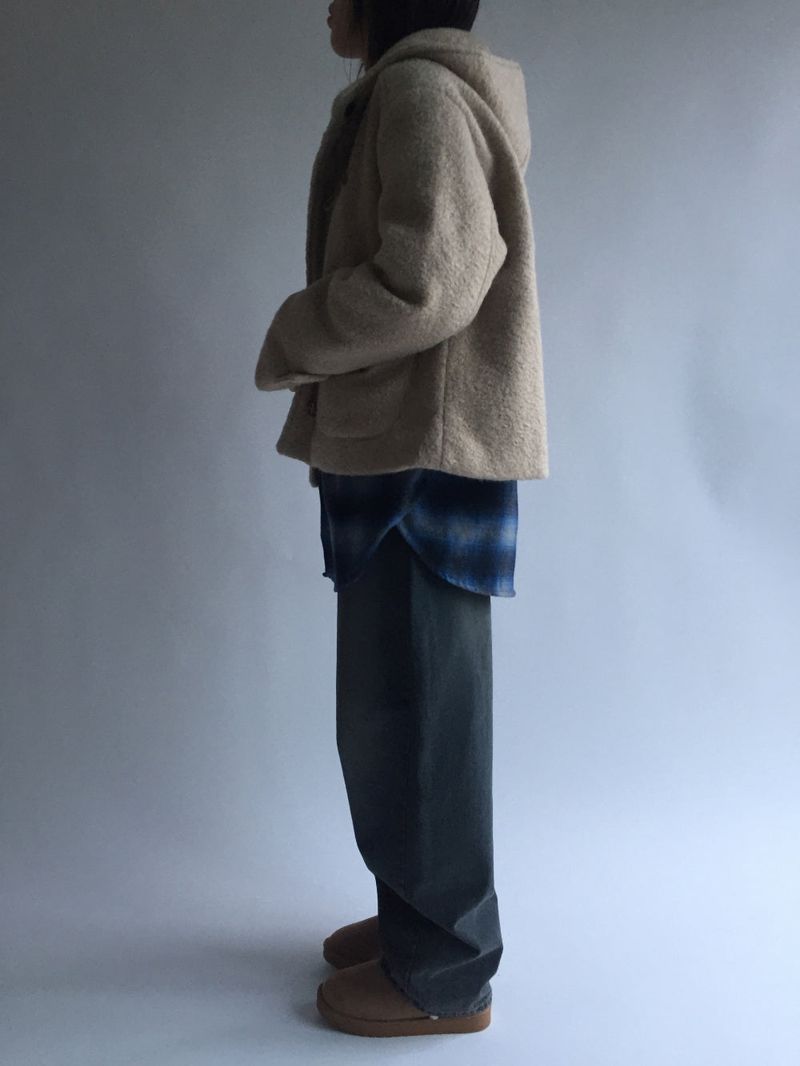 Short duffel coat