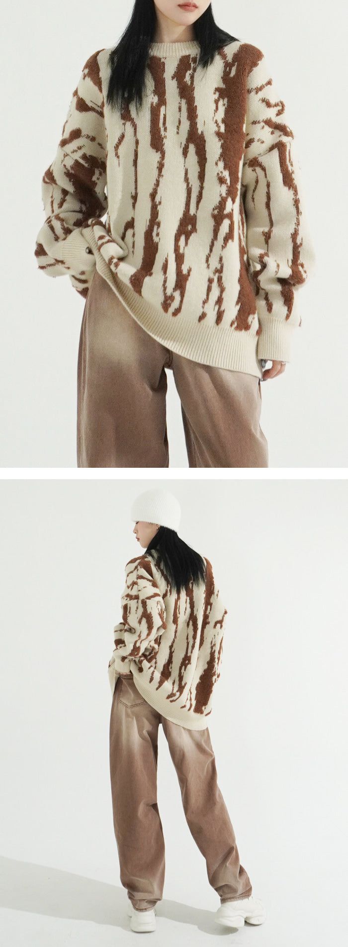 Noise Overfit Knit