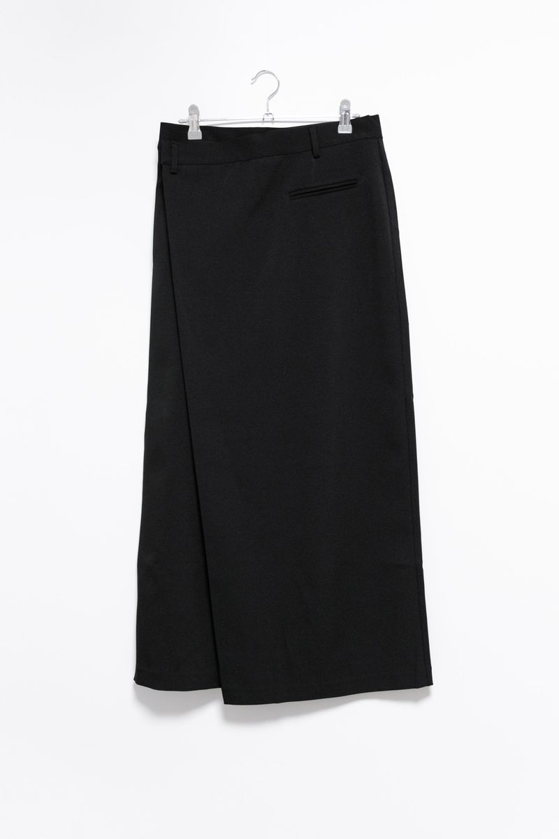 modern wrap lip-pocket skirt(2colors)