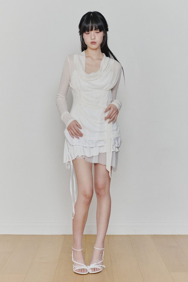 PURITY DRESS white