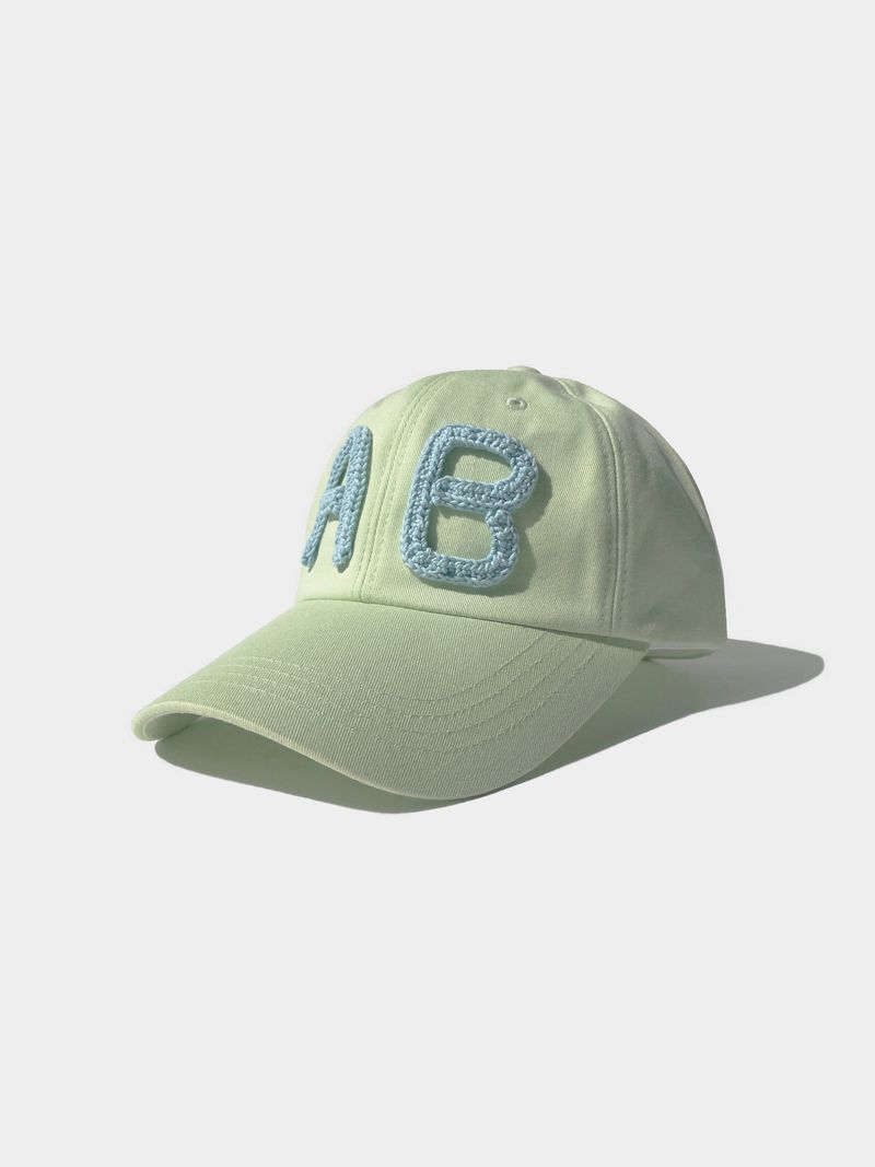 CUSTOM INITIAL CROCHET CAP