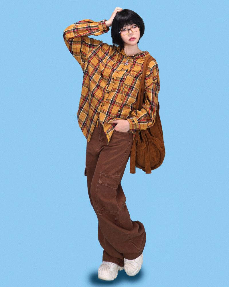 brown pocket cargo pants