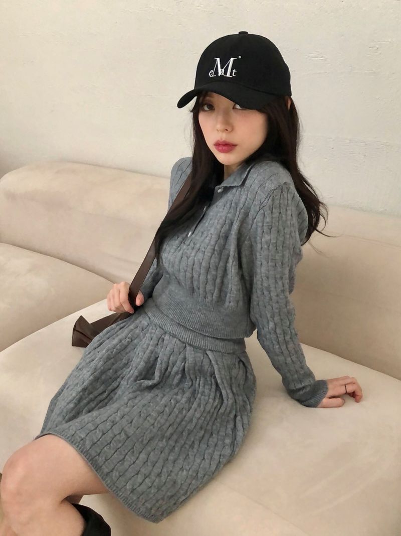 Arco iris（アルコイリス）の「Dakota knit set（Setup）」
