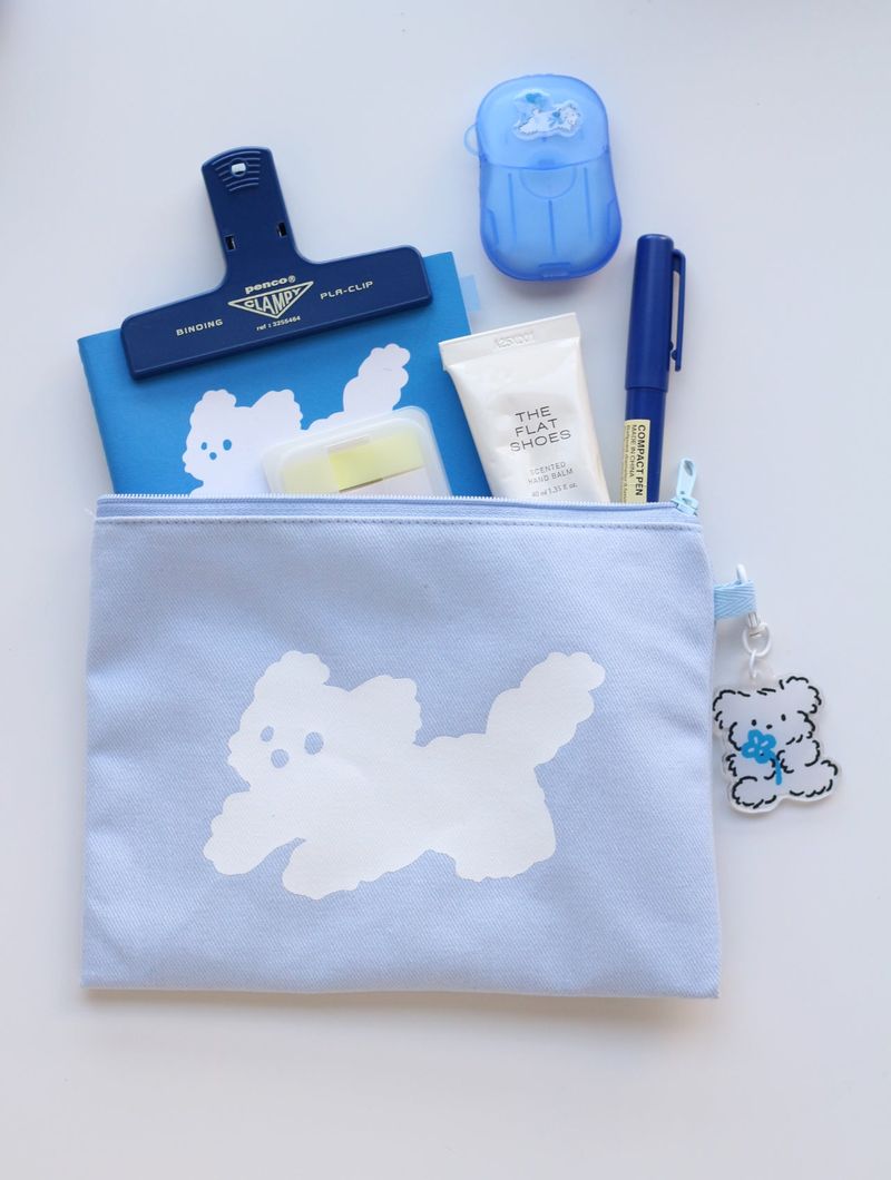 Pouch moonggae Puppy White Dog