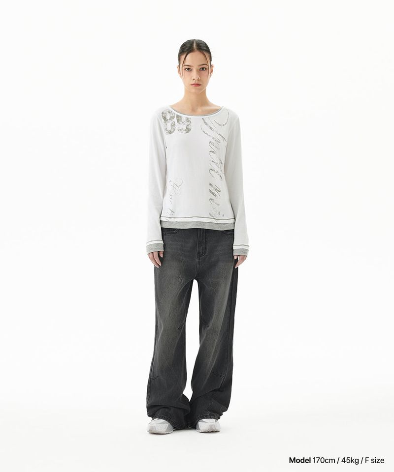 TRUTH LAYERED LONG SLEEVE TEE