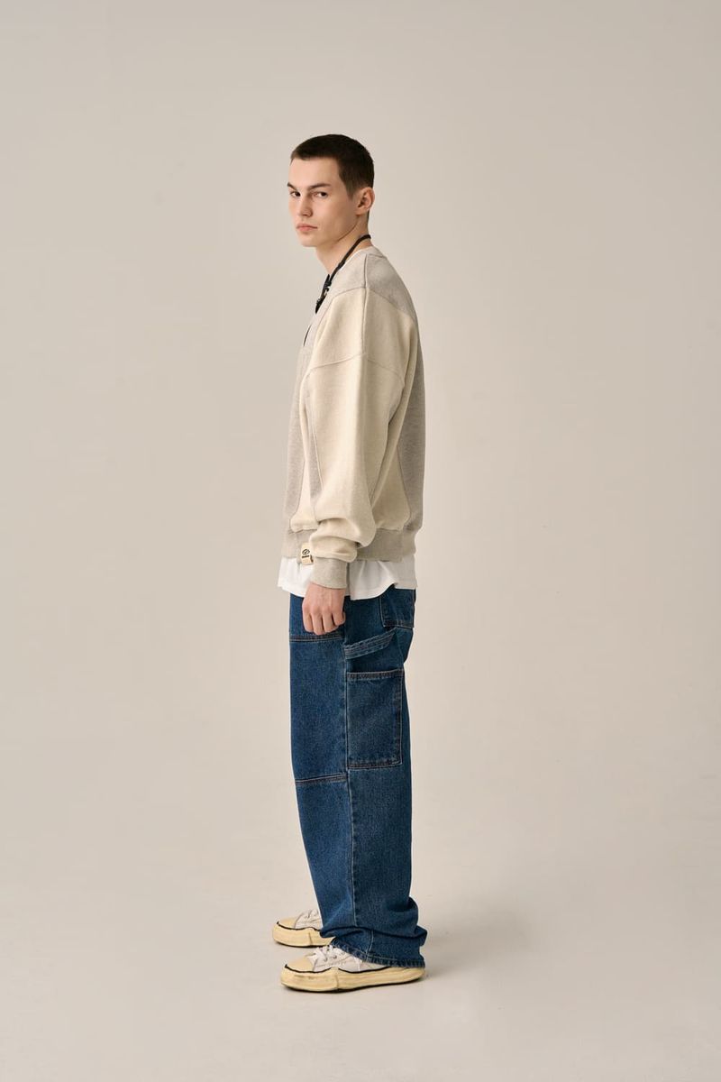 PATTERN LINE WORK PANTS