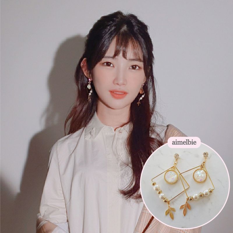 White Dream Catcher Earring (LOONA Yves Earring)