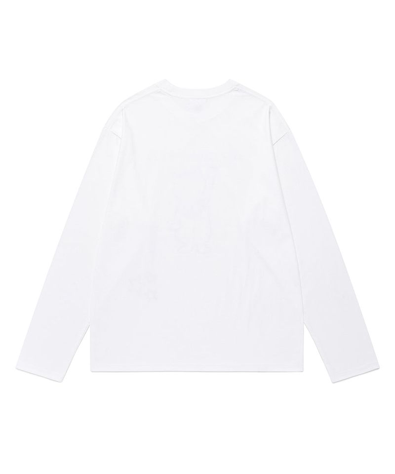 GRAFFITI CAT LS TEE WHITE(CV2FFFT552A)