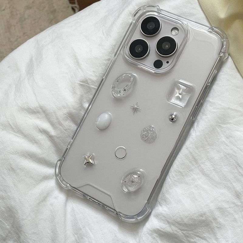 [made]silver twinkle ver resin phone case 