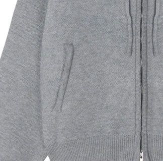 Diob Hooded Knit Zip-up