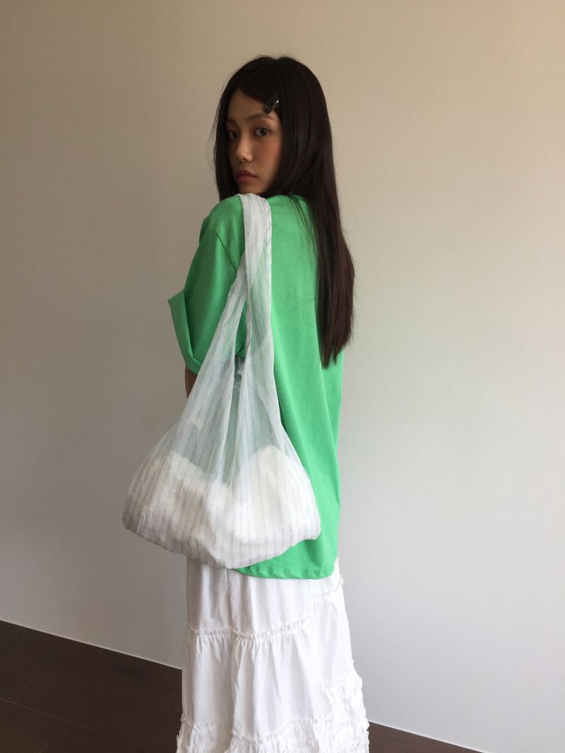 Clear Stripe Shoulder Bag (3color)
