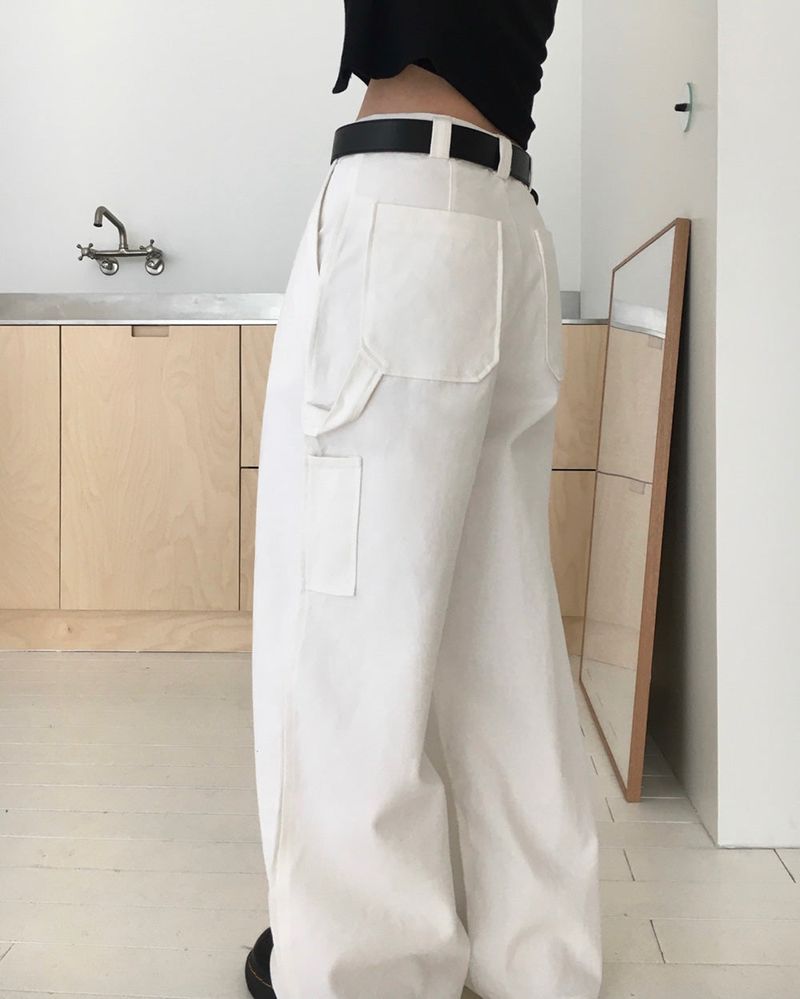 ミドルカーペンターディテールロングパンツ