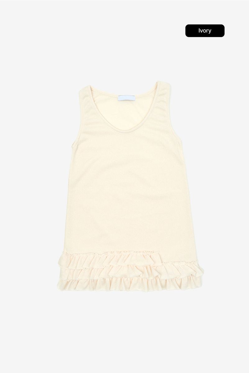 Pliva frill long sleeveless