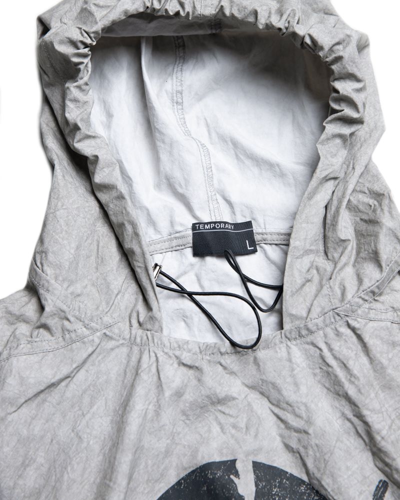 TMPRARY BEIGE HOOD SHIRT