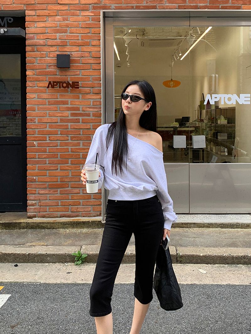TRENDY APPAREL（トレンディー アパレル）の「[MADE] Stern hip-to-way off-shoulder sweatshirt（Tops）」