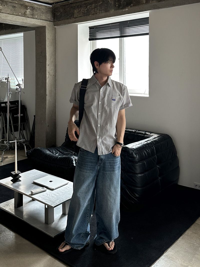 Rael Washed Wide Denim Pants