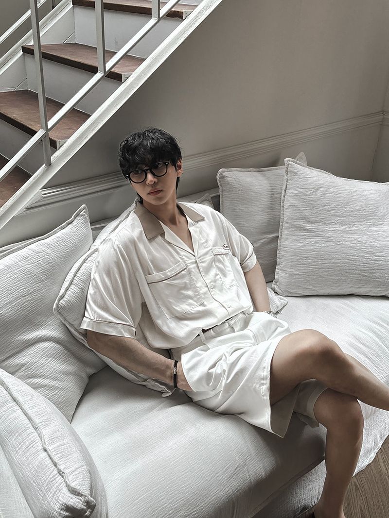 ASCLO One Tuck Cotton Half Pants (4color)