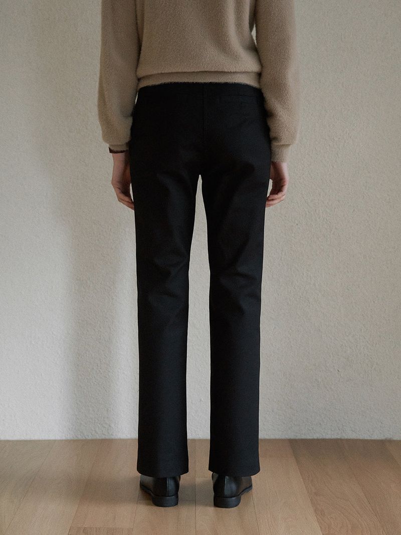 Slim bootcut slacks