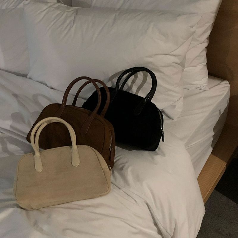 classical suede toad bag