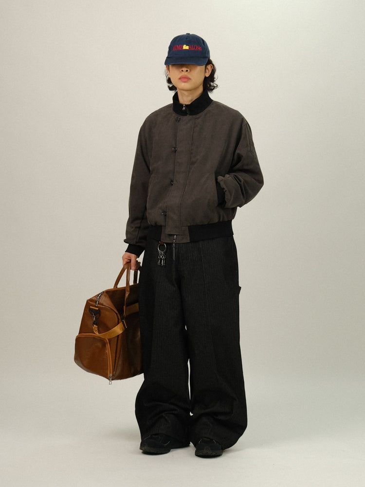 ON Non-fade Herringbone Patch Denim Pants