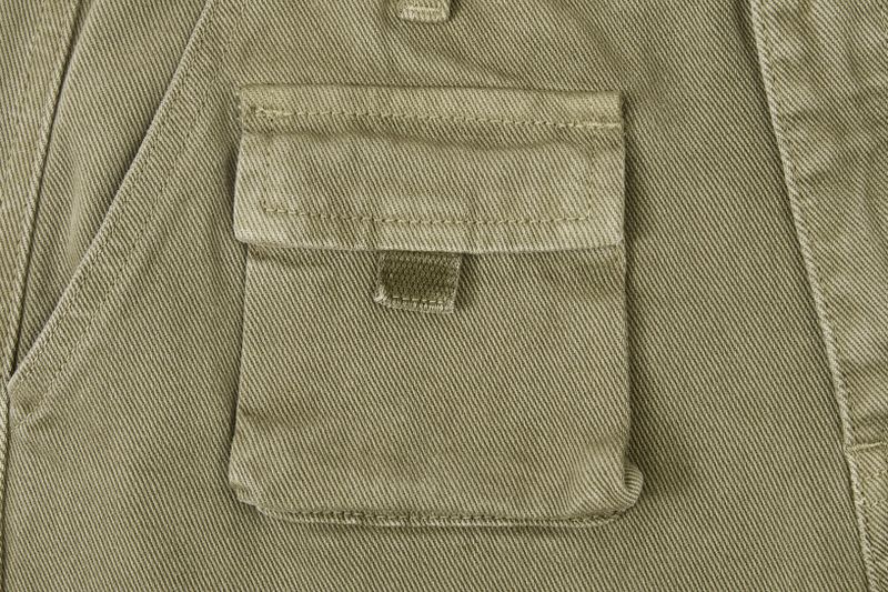 [3RD REORDER] SOFT OLIVE DYING FRONT POCKET DENIM code 26221