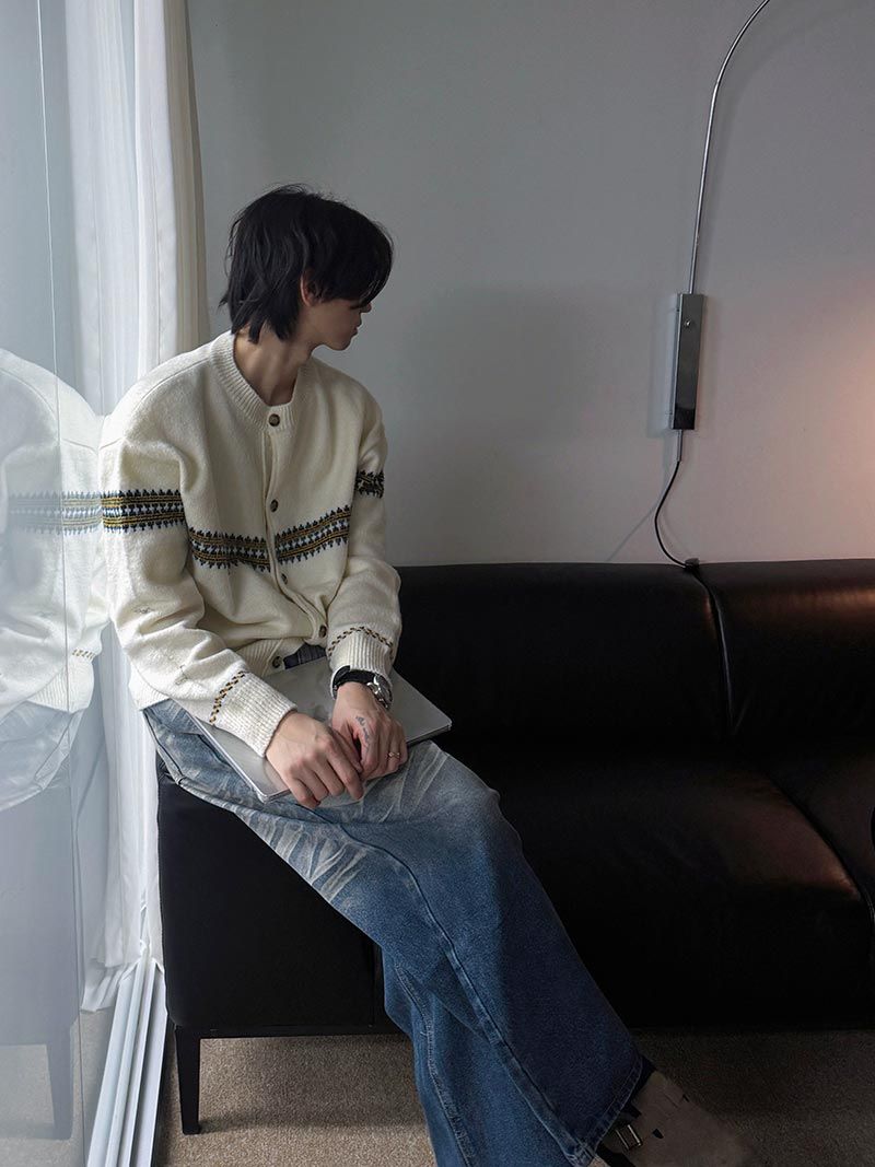 ASCLO Chain Cardigan (4color)