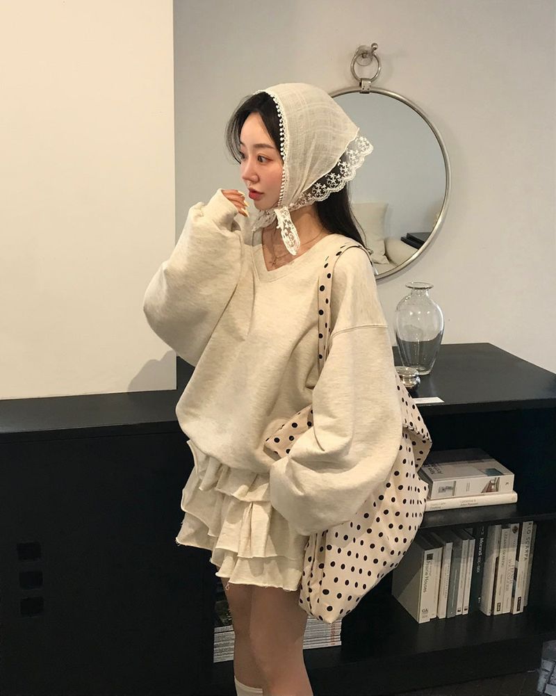 [MADE] Cabbage, Teard Miniskirt Pants