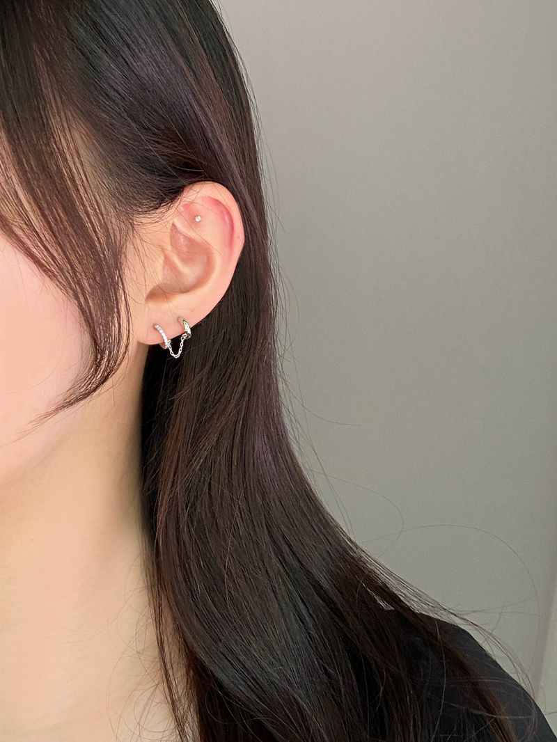 Lion to chain piercing / 3 color 