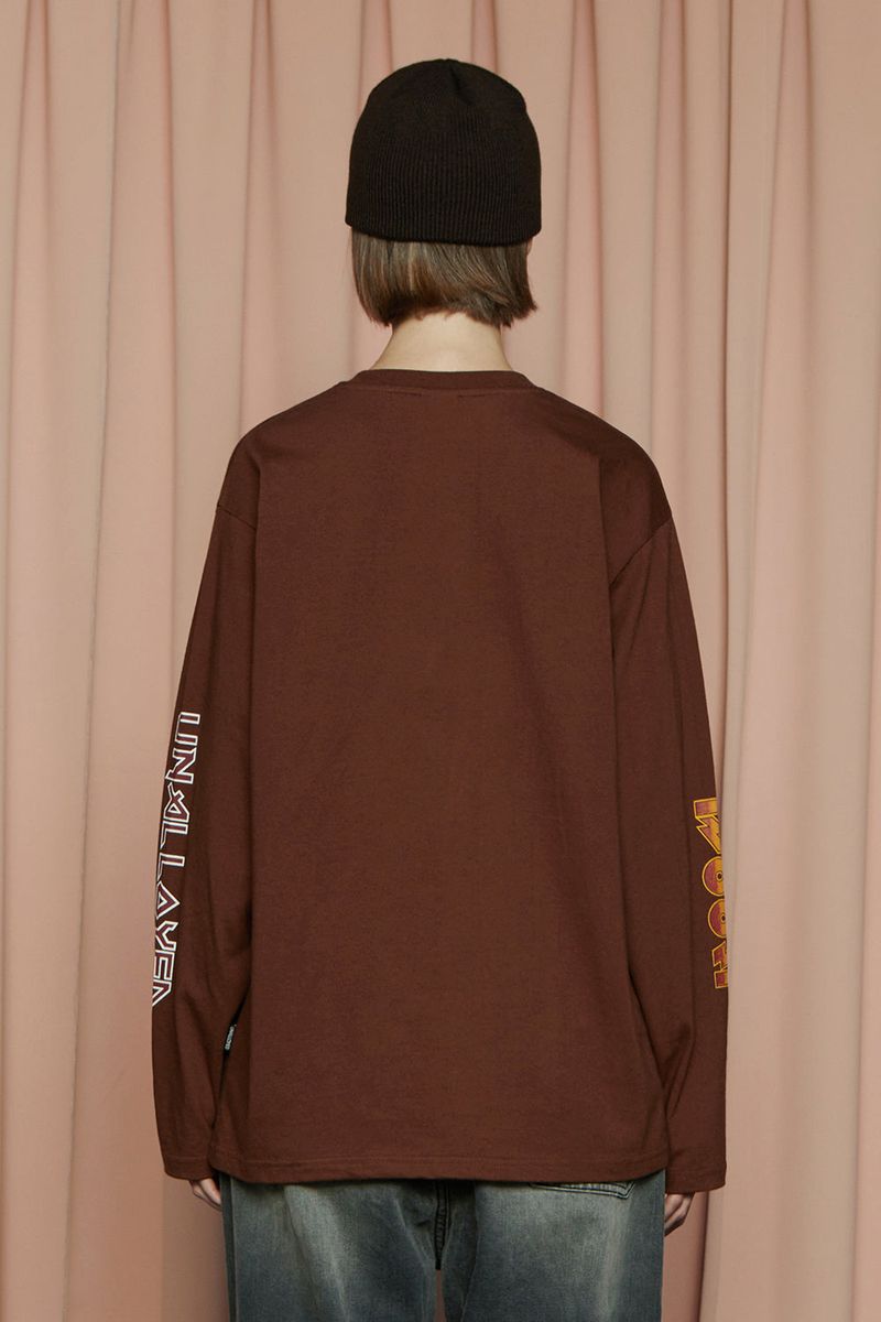 BAND LSV T SHIRT / BROWN