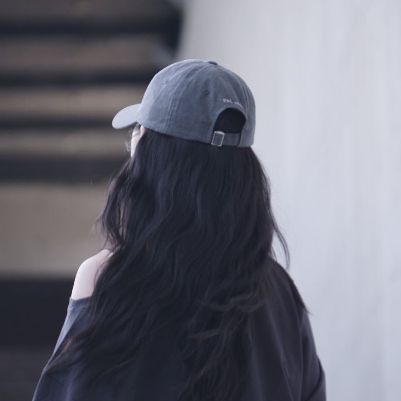 Little-dreamer washed ball cap_charcoal