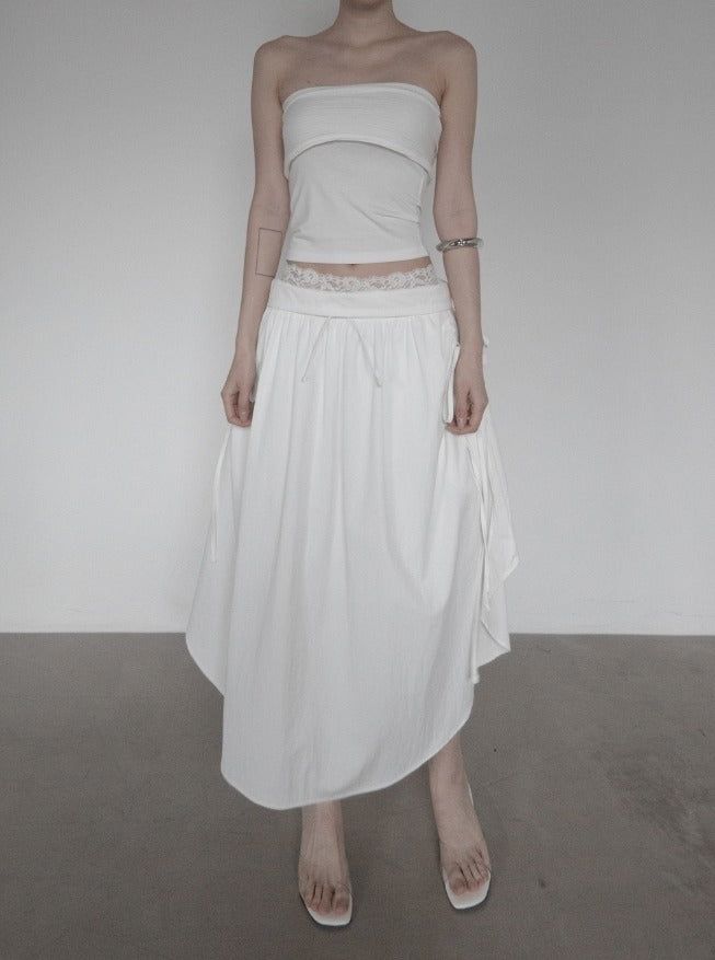 Twabel Knot Dual Tube Top