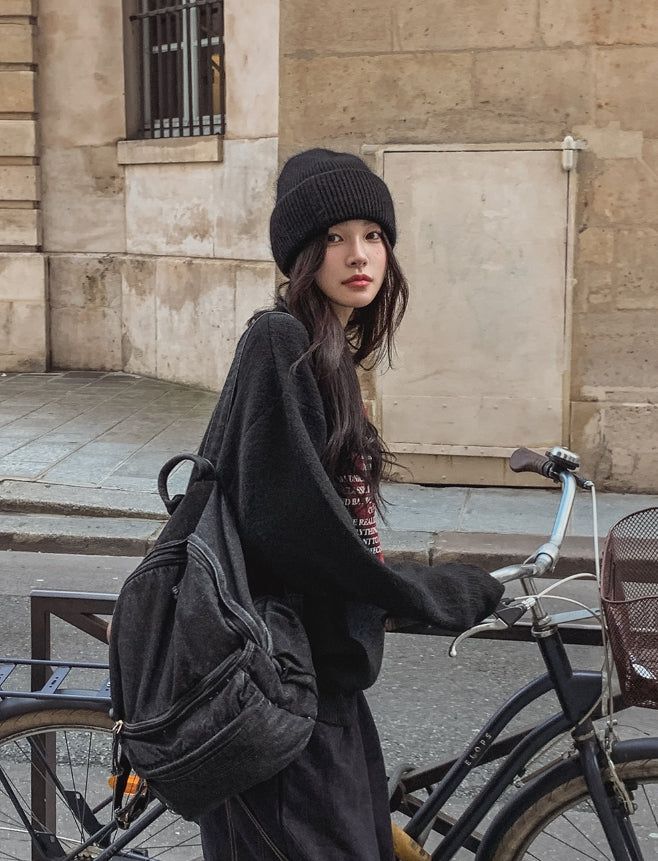 Kuro spray heart wool knitwear