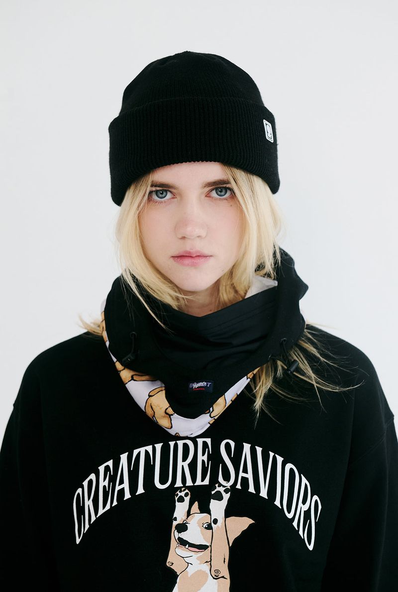 BSRABBIT（ビエスラビット）の「BSR2223FWBN027 BS INT WAPPEN BEANIE KHAKI（Hats）」