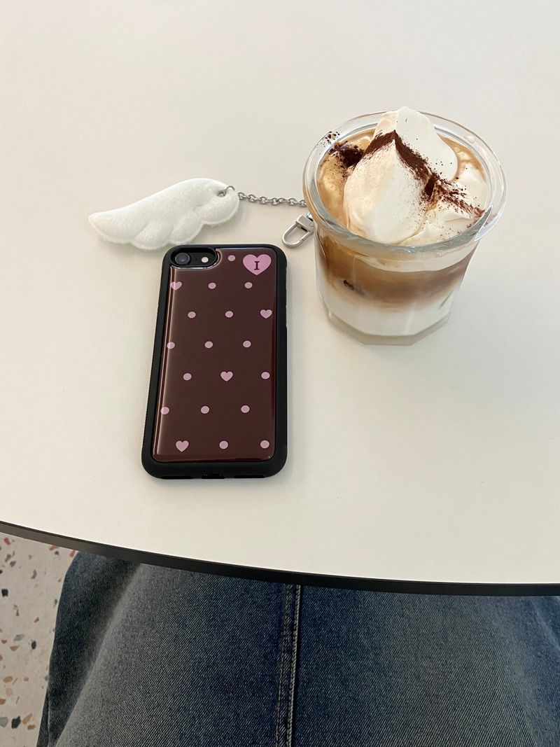 dot epoxy case - choco strawberry
