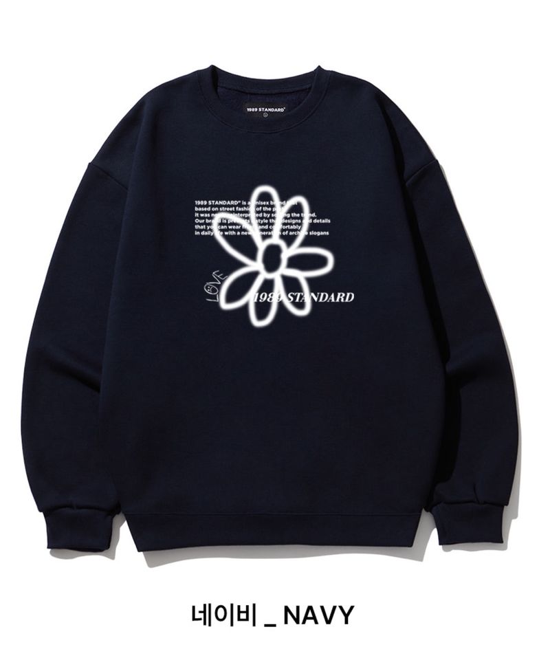 BW FLOWER Sweatshirt (STMSTD-0034)
