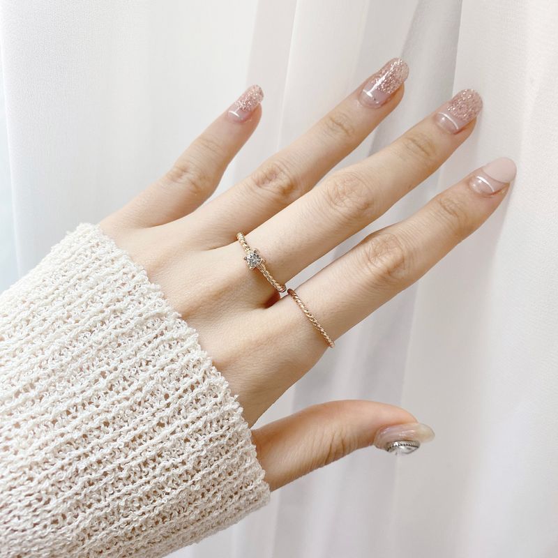 Royal Pearl Ring Set (2 color)